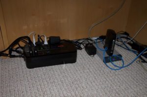 Multiple appliances connected to a single extension cord