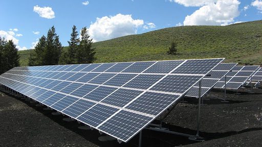 Solar array in Maine